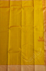 LIME GREEN AND YELLOW COLOUR BODY WITH STRIPS AND CONTRAST PALLU & BLOUSE