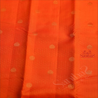 MANGO YELLOW COLOUR BODY WITH GOLDEN ZARI BUTTAS AND CONTRAST PALLU & BLOUSE