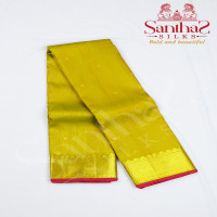 Olive Green Vairaoosi Pure Silk Saree
