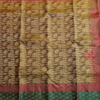 TEA GREEN COLOUR BODY WITH FULLY DIGITAL PRINTED DESIGNS AND CONTRAST PALLU & BLOUSE