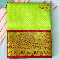 flourescent-green-body-in-floral-pattern-with-contrast-blouse-border