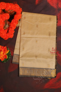 ivory-colour-body-with-golden-zari-annam-butta-with-contrast-blouse-border