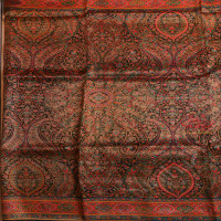 PASHMINA SILK WEAVING SAREE IN BLACK COLOUR