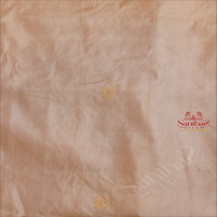 SATIN KHATAN PURE BANARAS SAREE IN METALIC WHITE COLOUR