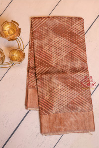tussar-saree-in-brown-colour