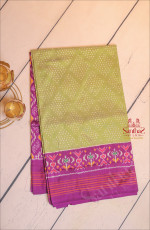  PATOLA SILK SAREE IN GREEN COLOUR