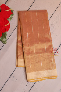 khatan-silk-saree-with-zari-border-and-motif-in-golden-colour-with-self-blouse
