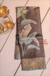 tussar-saree-in-coffee-brown-colour