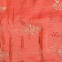 CRUSH MATERIAL SAREE WITH EMBORIDERY WORK IN PEACH PINK COLOUR