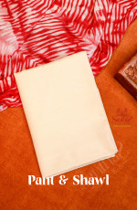 PINK COLOUR SEMI TUSSAR UNSTITCHED SALWAR SUIT