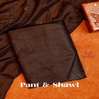 BLACK COLOUR FANCY UNSTITCHED SALWAR SUIT