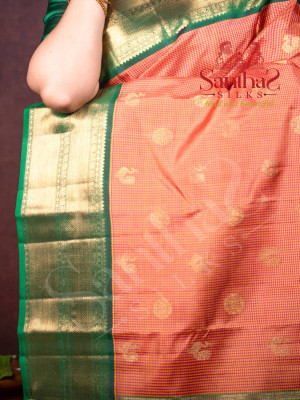 meenakshi-green-border-silk-saree