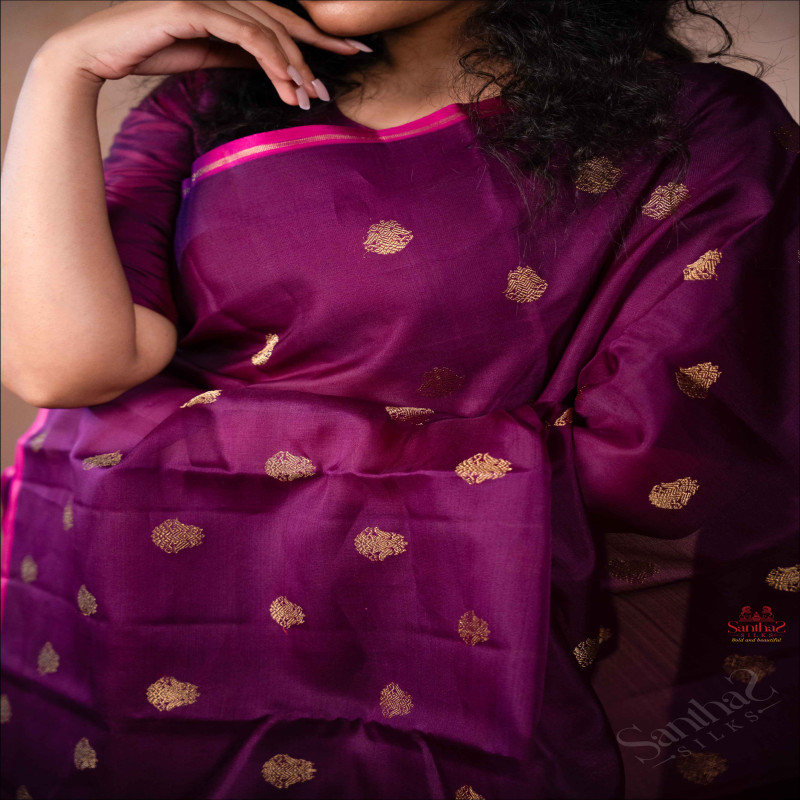 ORGANZA BUTTA SILK SAREE