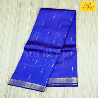 Double Shaded Violet Rain Drops Butta Saree with Small Getti Border and Big Annam Pallu