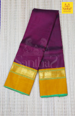 Maroon Plain Body with Mustard Bentex Border