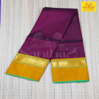 Maroon Plain Body with Mustard Bentex Border