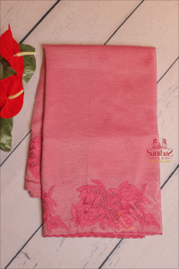 crush-material-saree-with-cut-work-emboridery-in-pastel-berry-colour
