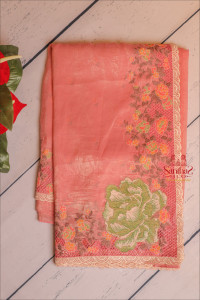 pastel-pink-colour-crush-tissue-saree-with-cut-work-floral-border-with-self-blouse