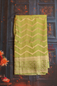 yellow-green-colour-satin-banaras-saree-with-zari-motif-and-self-blouse