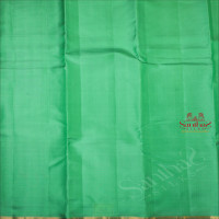 AQUA GREEN COLOUR WITH ONE INCH BORDER AND SELF COLOUR BLOUSE