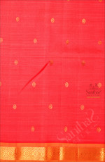 DARK PINK COLOUR BODY WITH GOLDEN ZARI BUTTAS & SINGLE SIDE BORDER AND CONTRAST PALLU WITHOUT BLOUSE