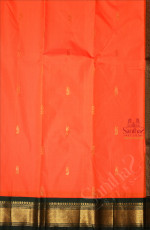 ONESIDE BORDER MANGO YELLOW COLOUR BODY WITH GOLDEN ZARI BUTTA & WITHOUT BLOUSE
