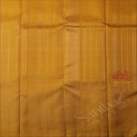 ONION PINK COLOUR BODY WITH GOLDEN STRIPS ZARI WITH CONTRAST BLOUSE