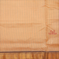 9 YARDS MADISAR SANDAL COLOUR CHECKED BODY WITH SELF BORDER & WITHOUT BLOUSE