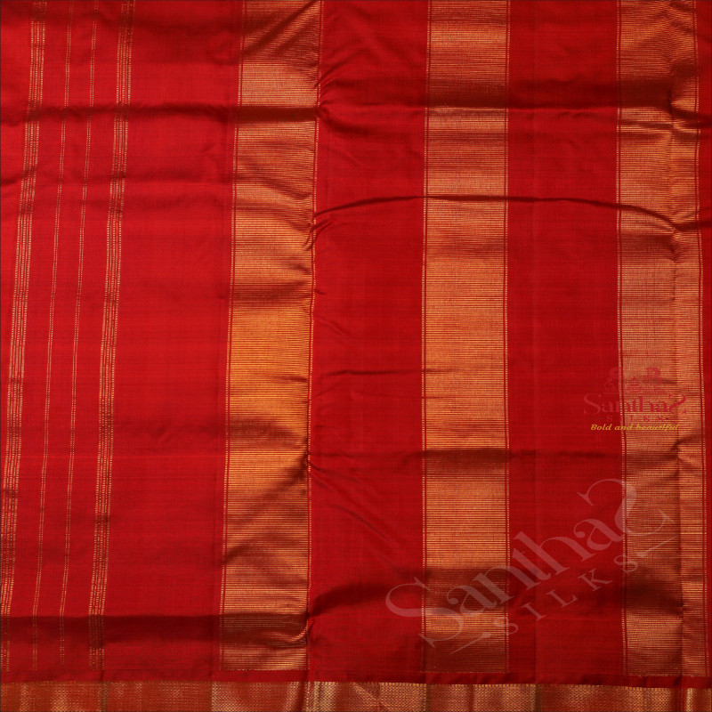 9 YARD MADISAR MAROON COLOUR BODY WITH SELF BORDER & WITHOUT BLOUSE
