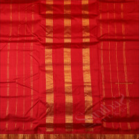 9 YARDS MADISAR LIGHT MAROON COLOUR BODY WITH SELF BORDER & WITHOUT BLOUSE