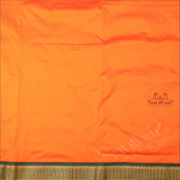 9 YARDS MADISAR MANGO YELLOW COLOUR BODY WITH CONTRAST BORDER & WITHOUT BLOUSE