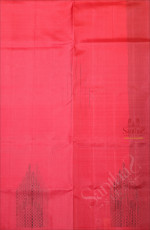 BORDERLESS PINK COLOUR BODY WITH THREAD ZARI WITH CONTRAST BLOUSE & PALLU