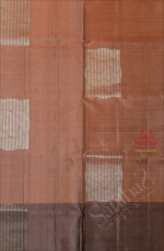 COFFEE BROWN COLOUR BODY WITH FANCY NEEM ZARI BUTTA WITH SELF BLOUSE & BORDER